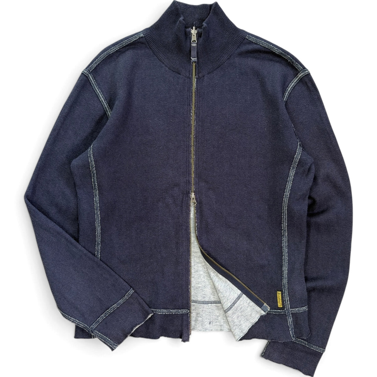 Armani Jeans Reversible Contrast Stitch Jumper M