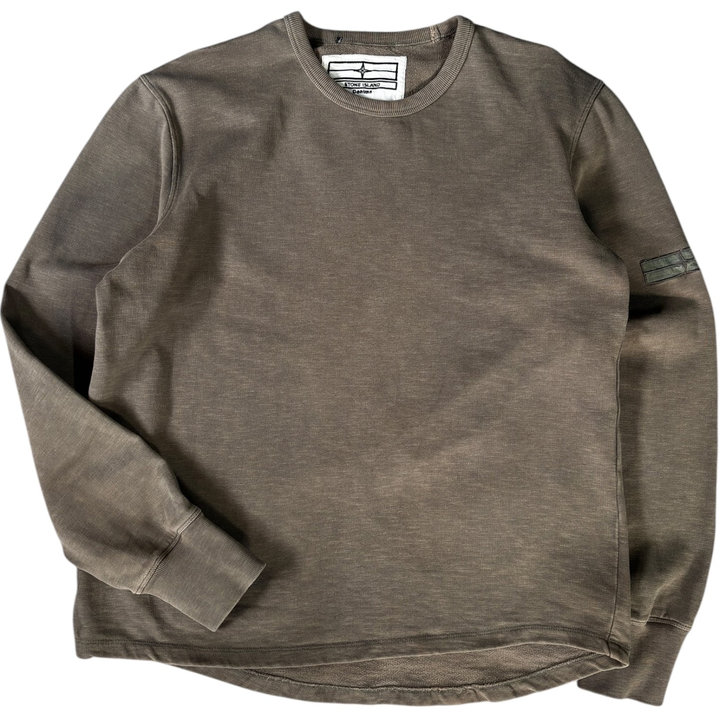 Stone Island Denims 2007 Khaki Cotton Jumper L