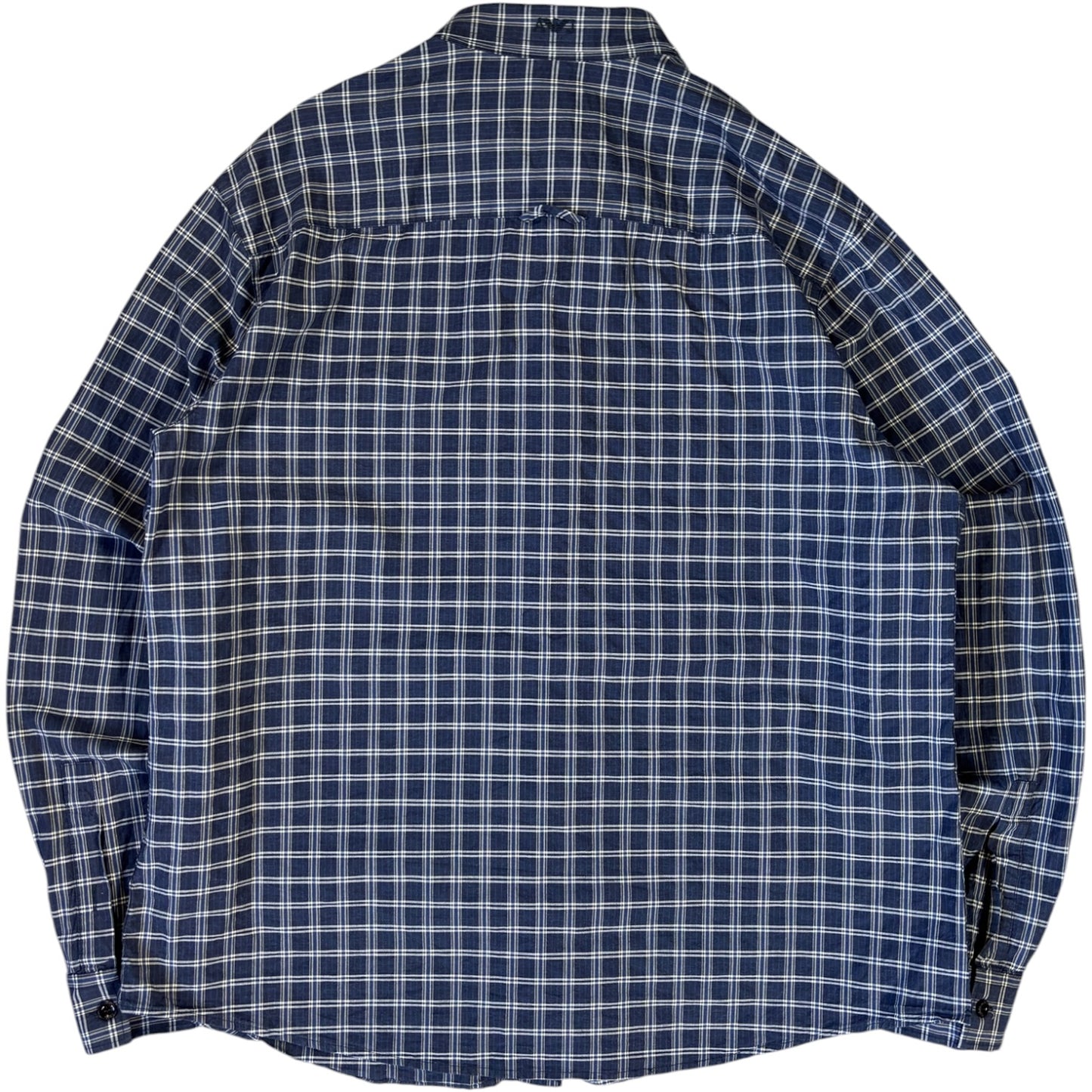 Armani Jeans 00’s Checkered Long Sleeve Shirt XL