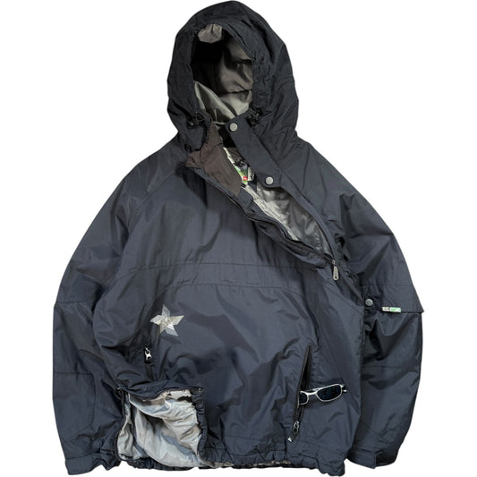 Quiksilver 00’s 'Compass' Asymmetric Zip Jacket M