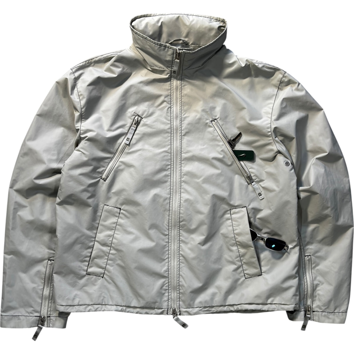 Armani Jeans 00’s Contrast Stitch Technical Jacket L
