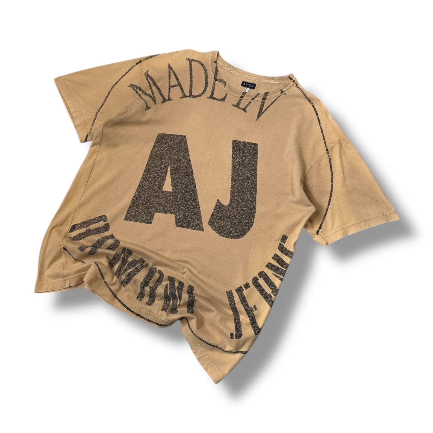 Armani Jeans 00’s Khaki T Shirt Large