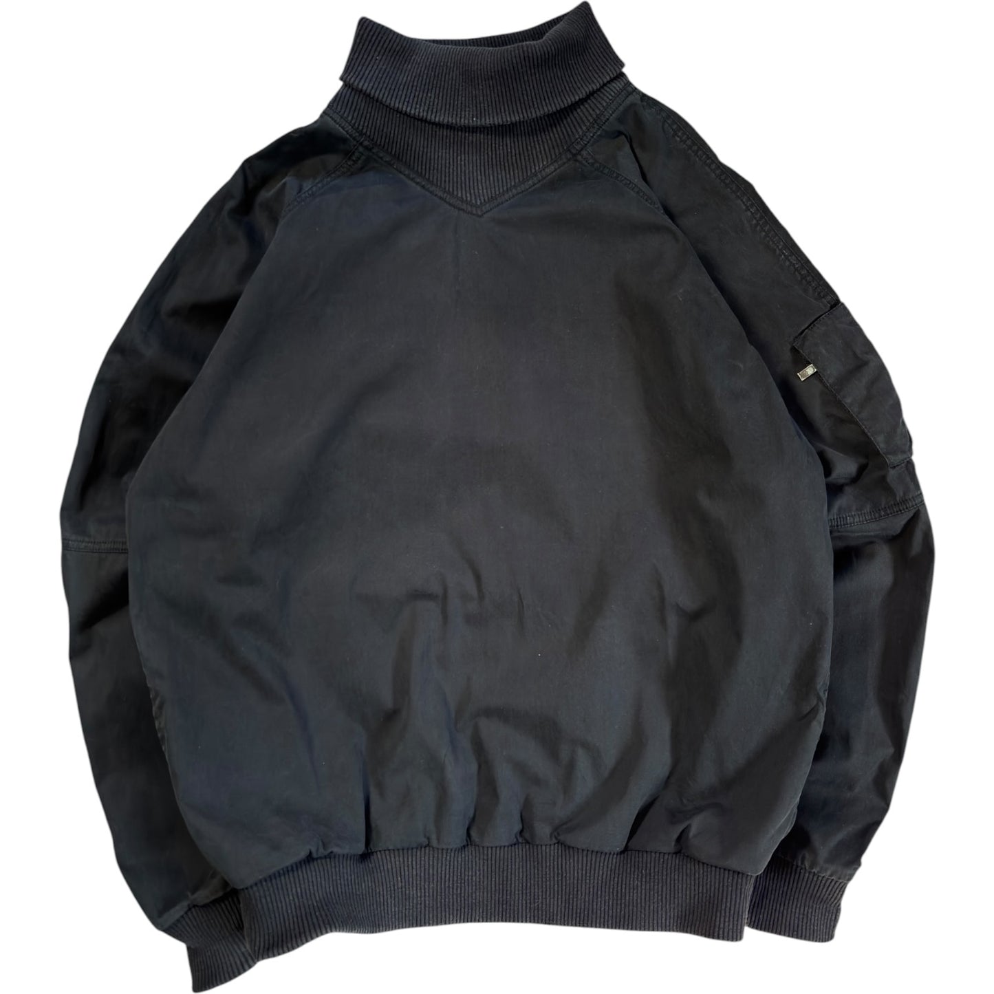 Maharishi 2002 Ribbed Neck Drill Top S