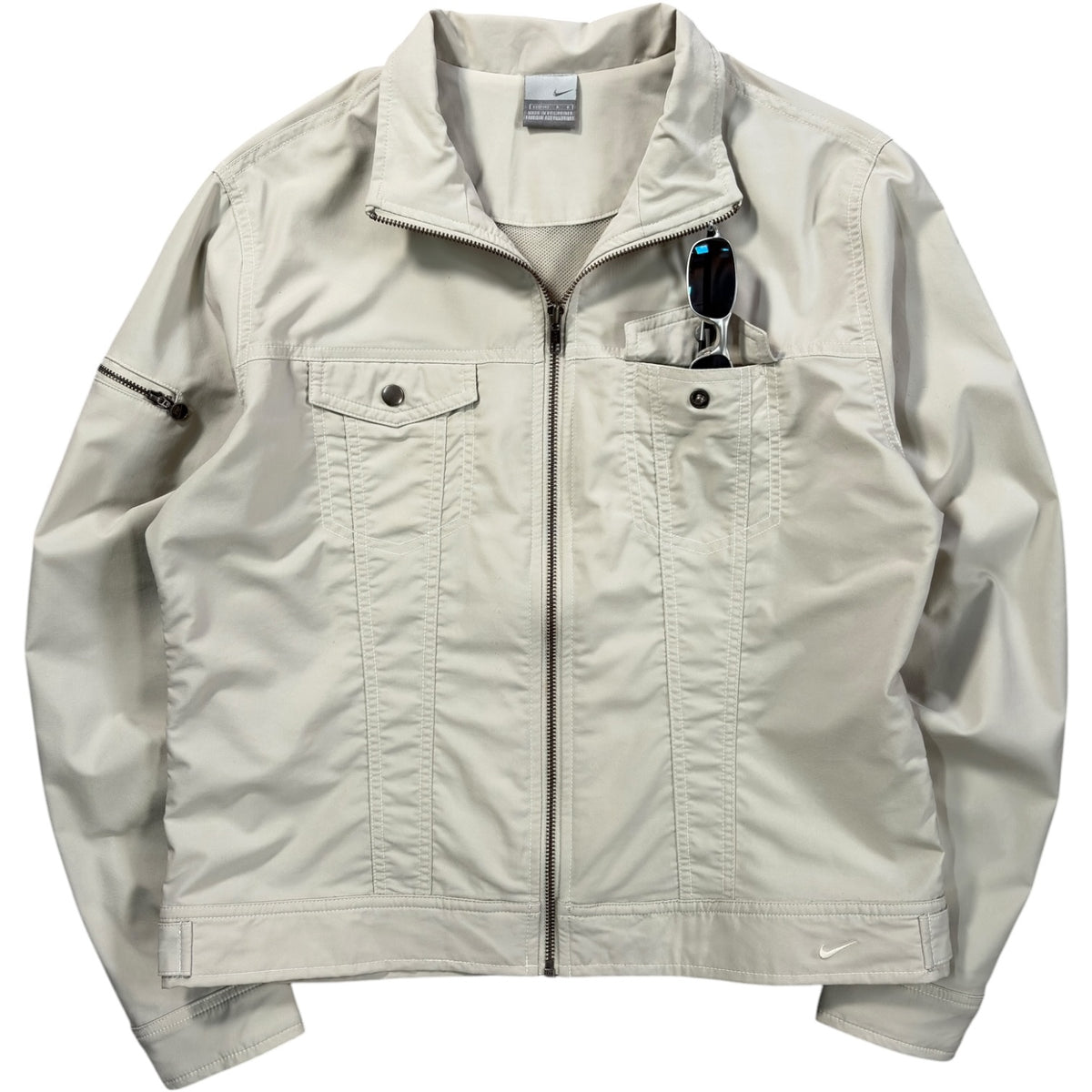 Nike 00’s Contrast Stitch Cropped Jacket S