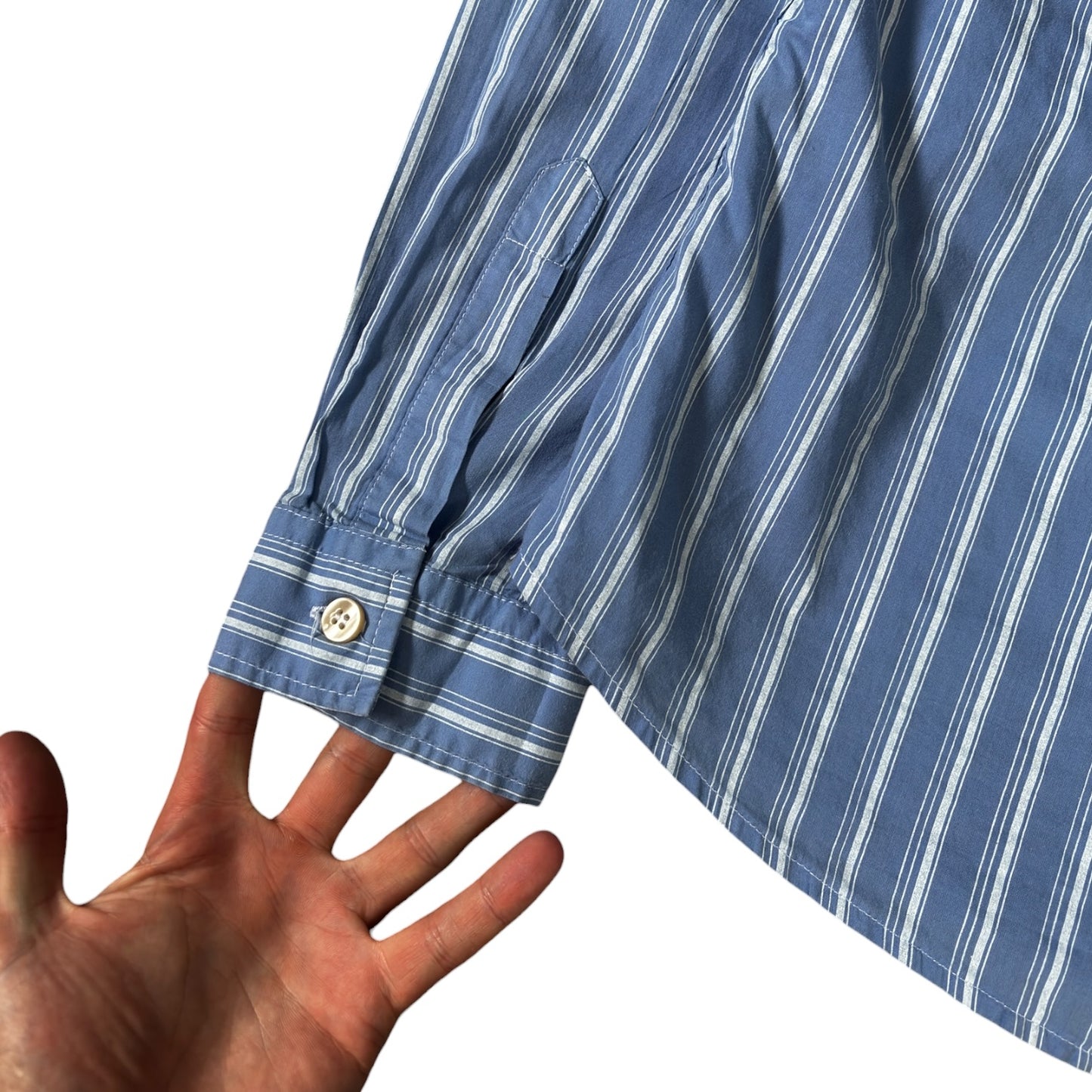 Armani Jeans 00’s Cotton Striped Shirt L
