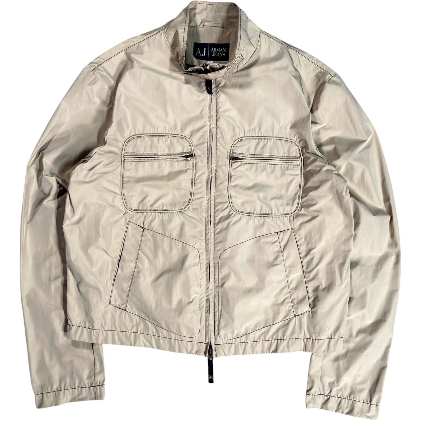 Armani Jeans 00’s Cropped Multipocket Jacket L