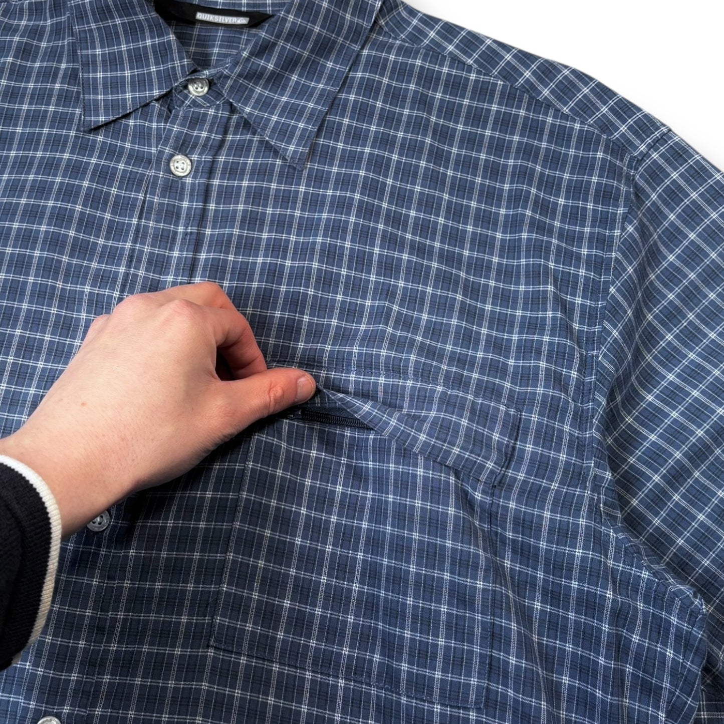 Quiksilver 00’s Checkered Short Sleeve Shirt Medium