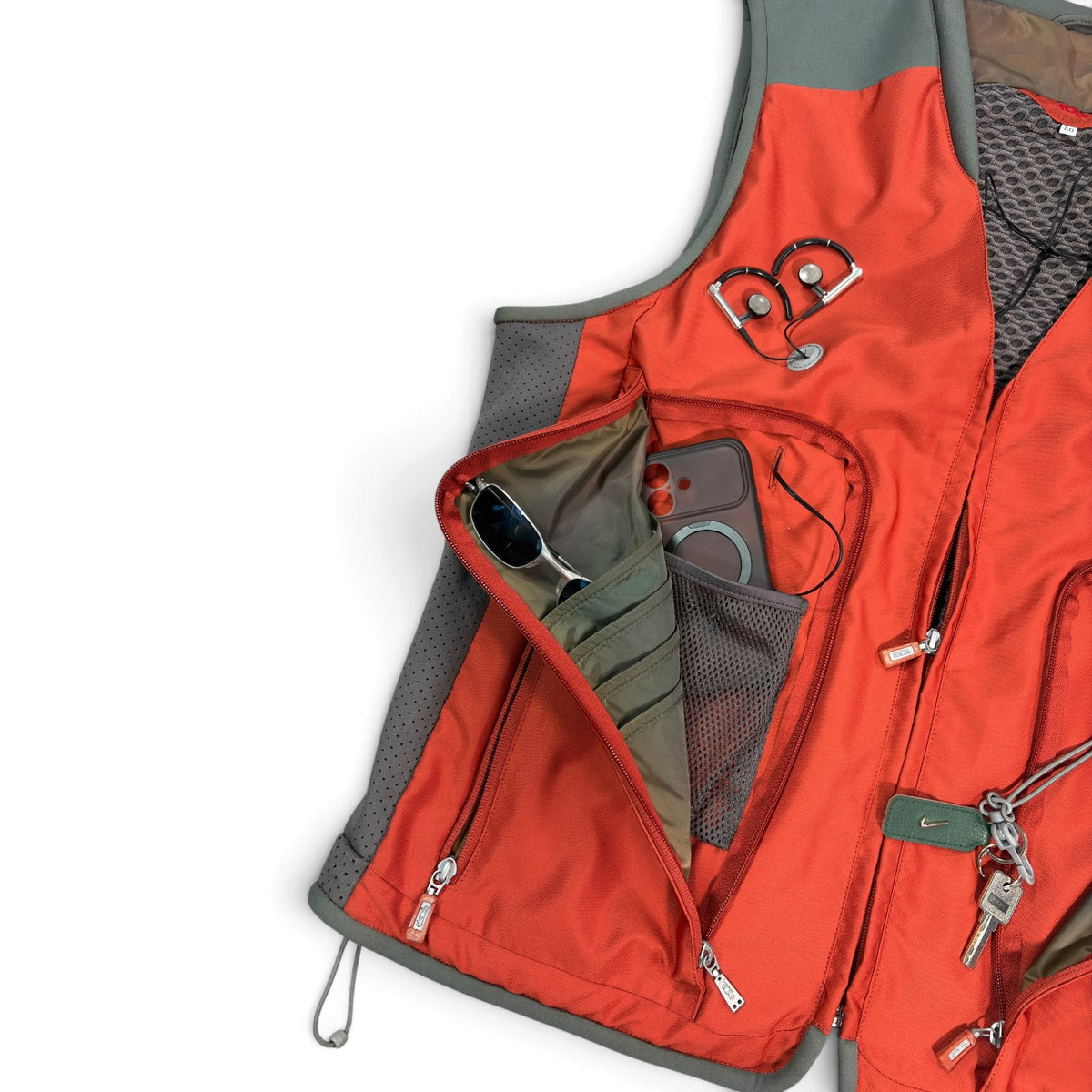 Tumi 00’s Rust Multipocket Travel Vest XL