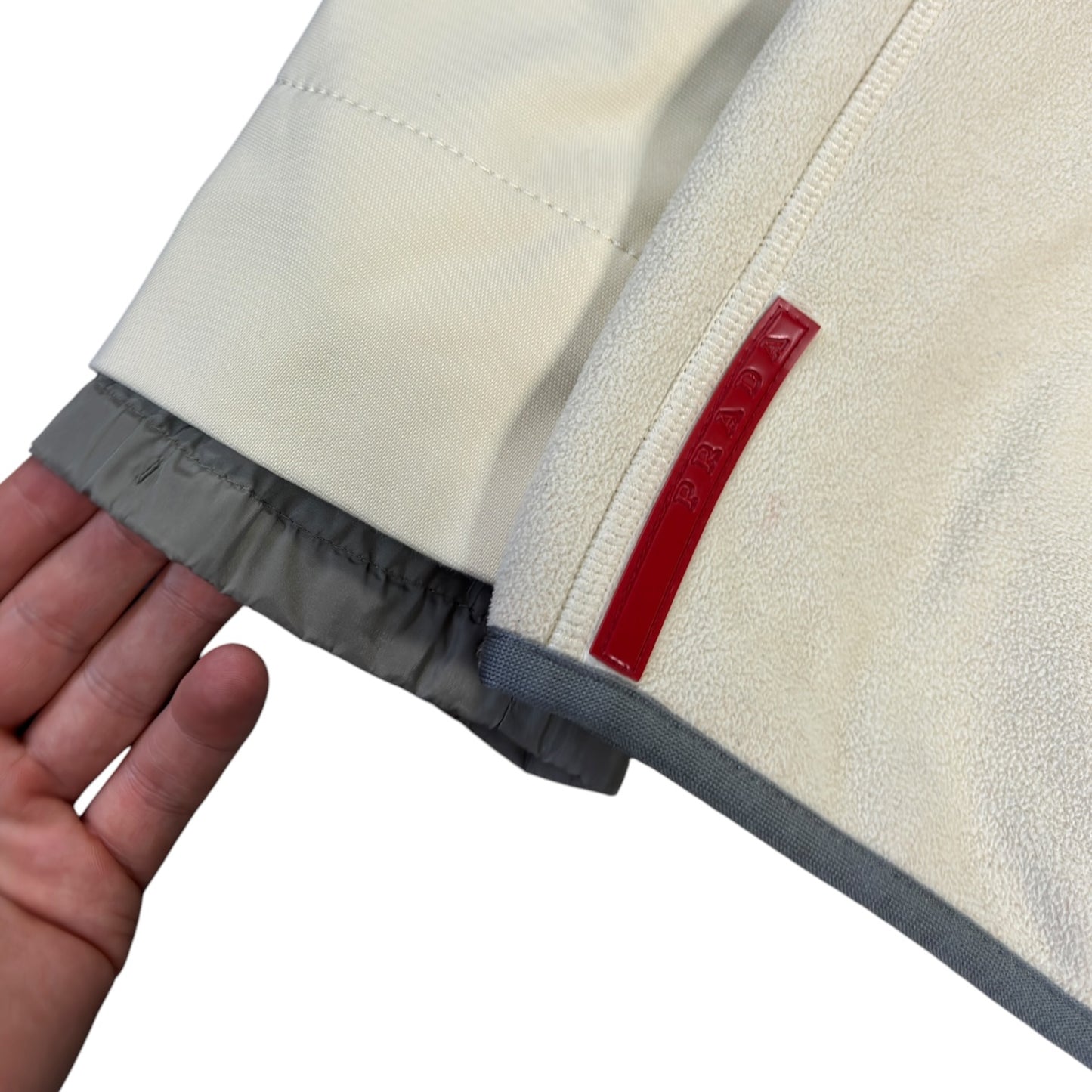 Prada Sport 00’s Two Tone Fleece Jacket L