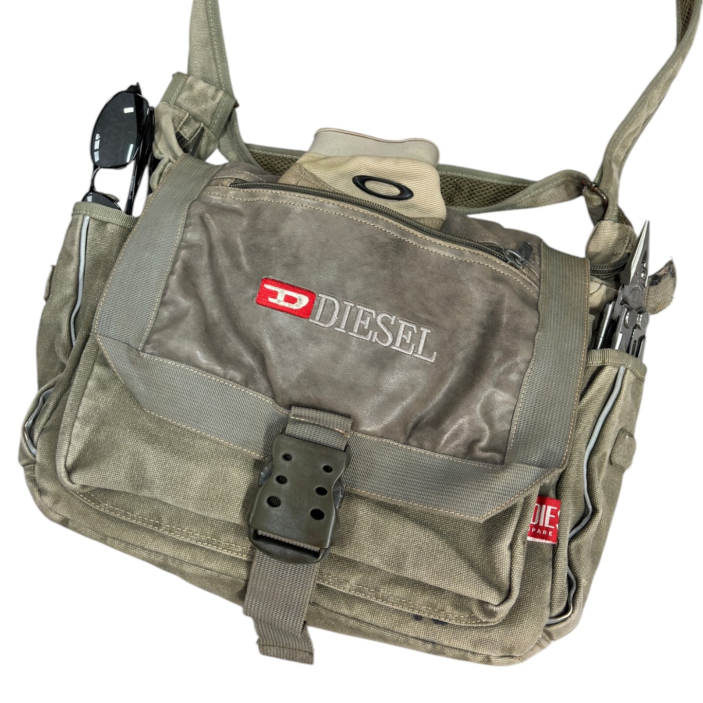Diesel 00’s Spare Parts Messenger Bag