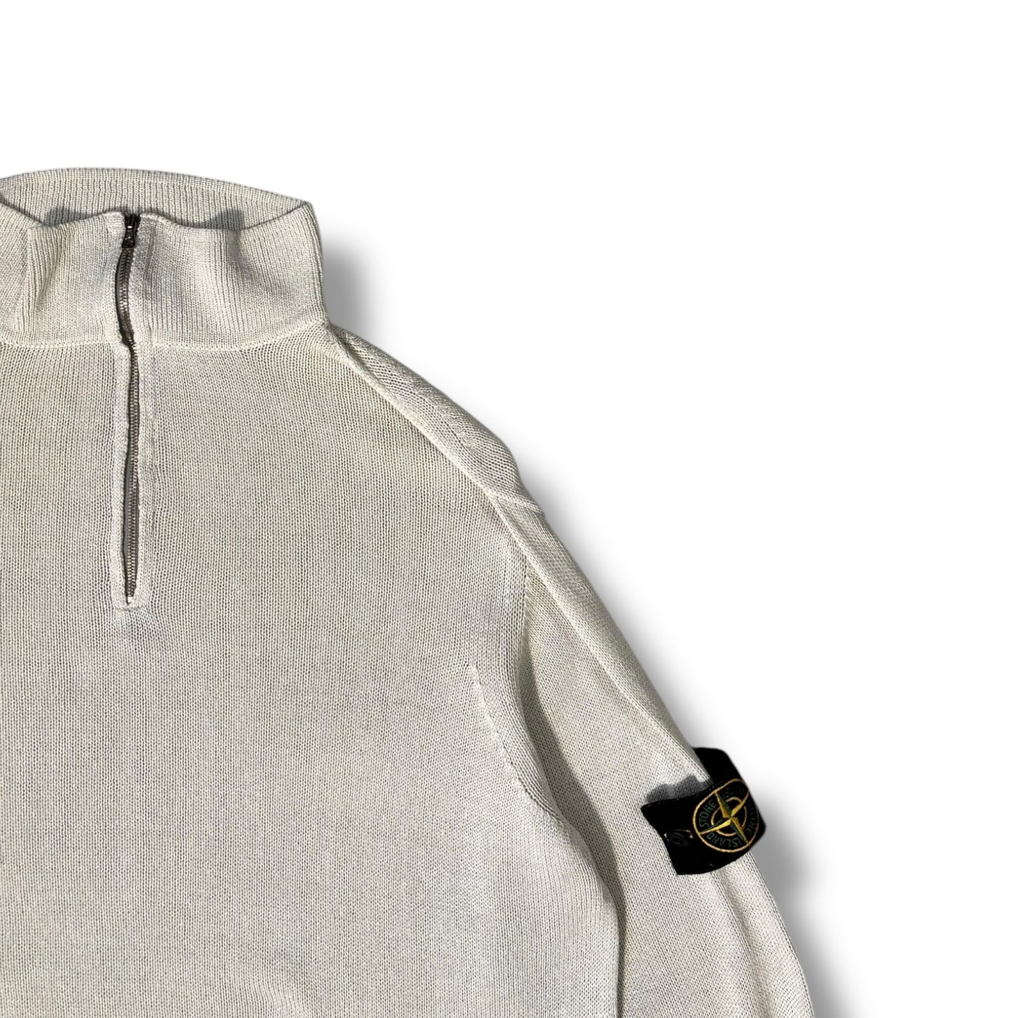 Stone Island 00’s Quarter Zip Lightweight Knit Large