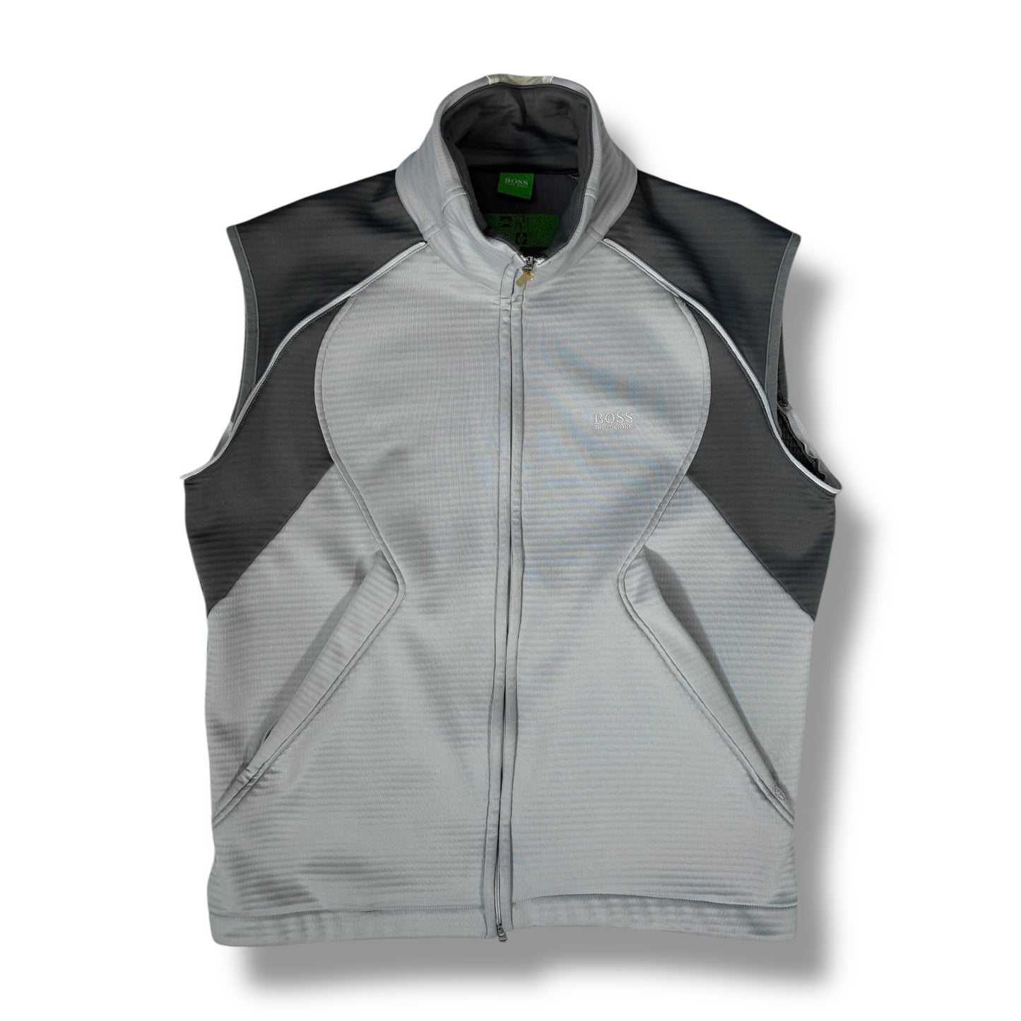 Hugo Boss 00’s Two Tone Removable Sleeve Jacket Medium