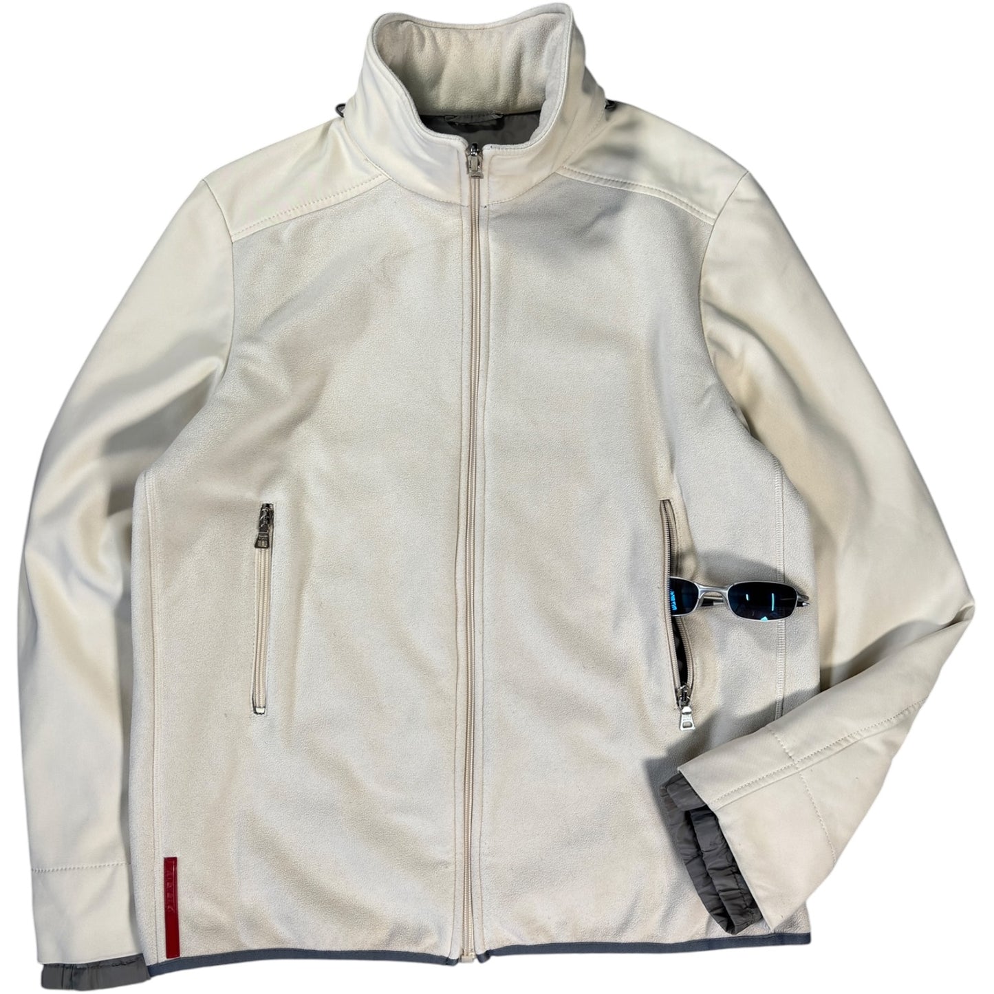 Prada Sport 00’s Two Tone Fleece Jacket L