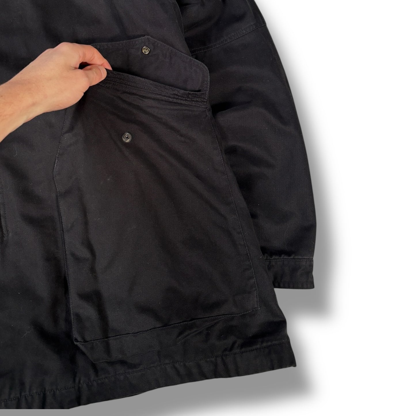 Maharishi 00’s Fishtail Fur Hood Parka Jacket Extra Large