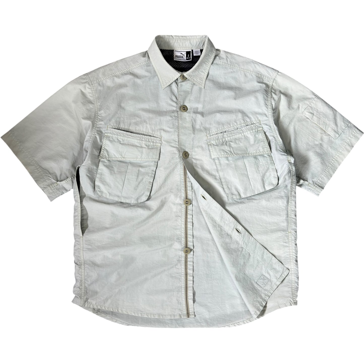 Puma 00’s Dual Pocket Ventilated Short Sleeve Shirt L