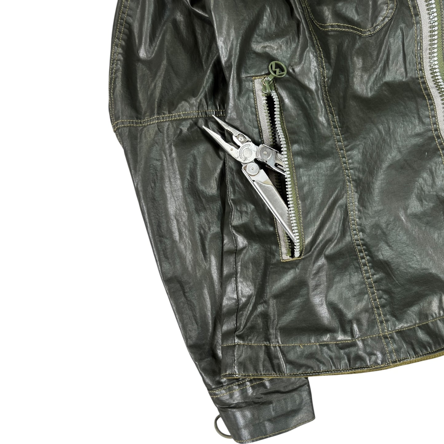 Maharishi 99/00 Water Repellent Women's Asymmetric Zip Jacket UK 12