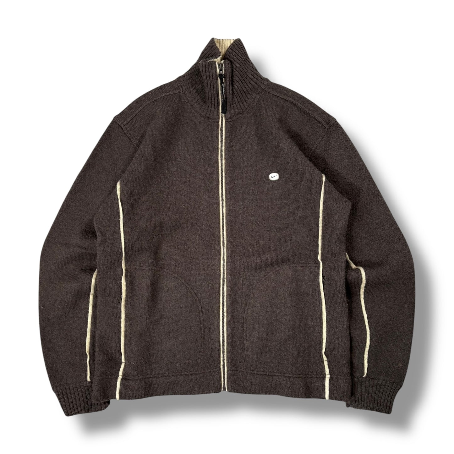 Nike 00’s Full Zip Knit Jumper Medium