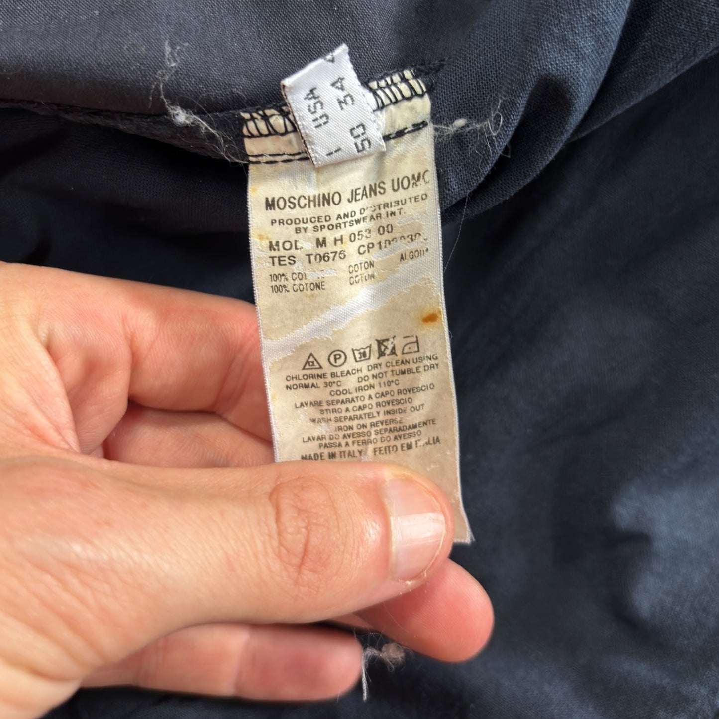 Moschino 00’s Sleeve Zipper Jacket M