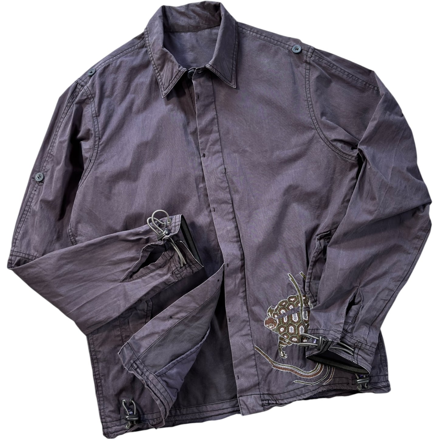 Maharishi 00’s Lightweight Embroidered Turtle Jacket XS