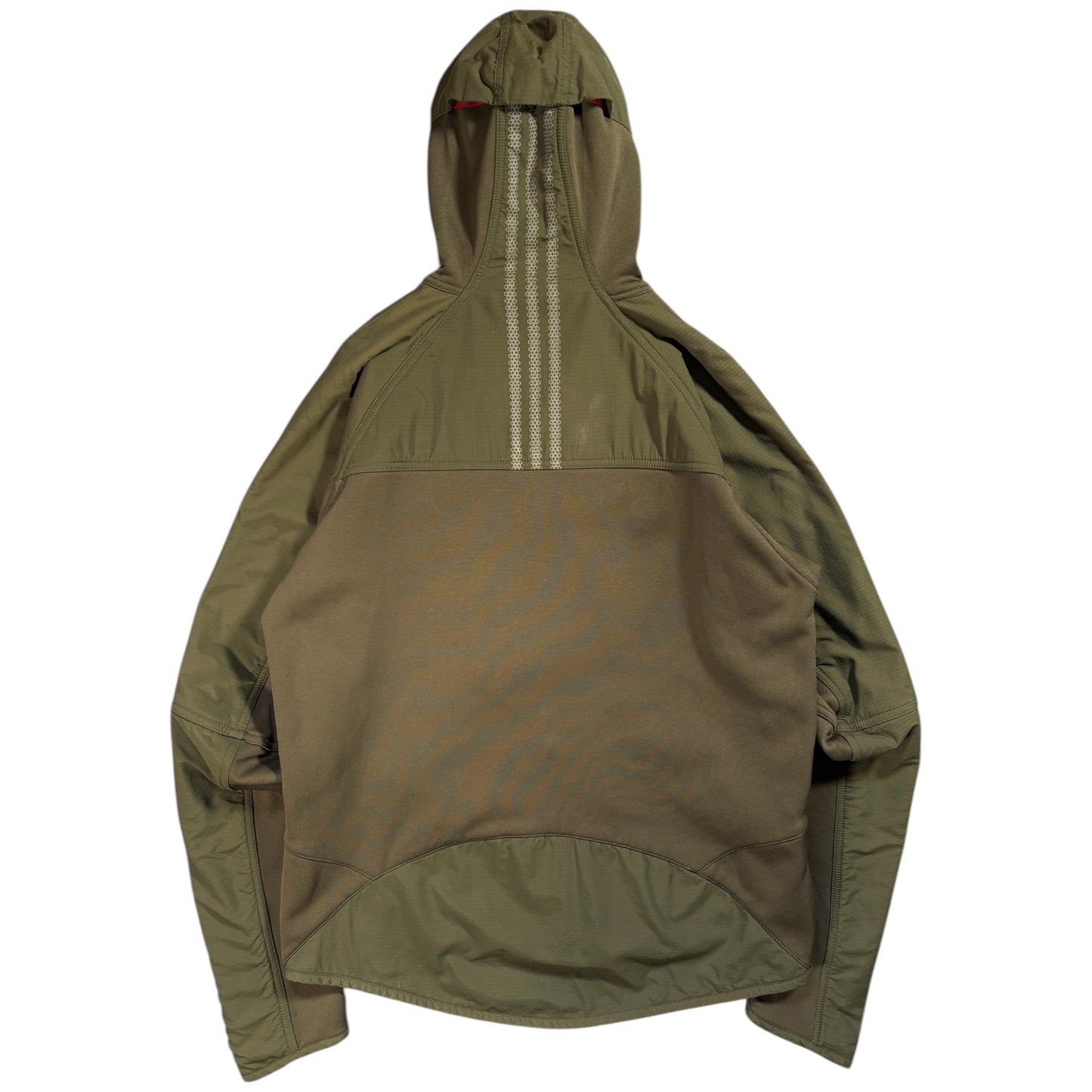 Adidas 2003 Asymmetrical Zip Two Tone Climawarm Hoodie L