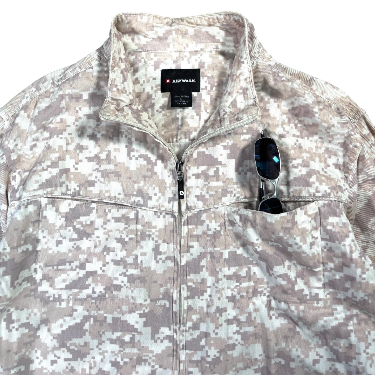 Airwalk 00’s Mini Corduroy Digi Camo Shacket L