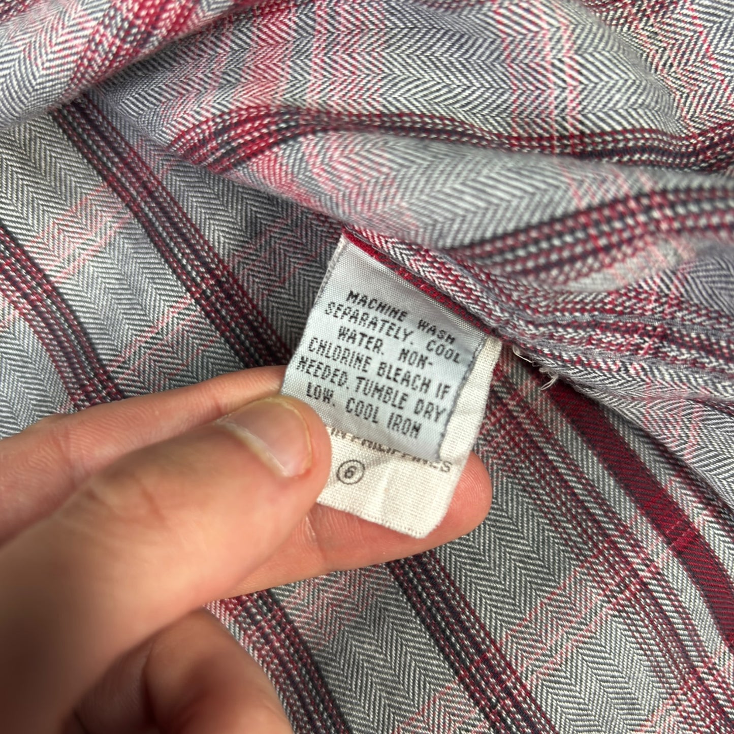 Marithé + François Girbaud Herringbone Cotton Shirt XL