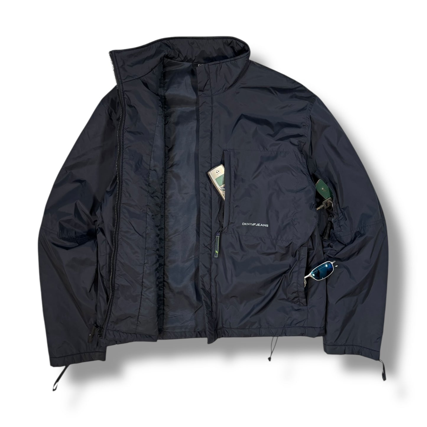 DKNY 00’s Padded Cropped Utility Jacket Medium