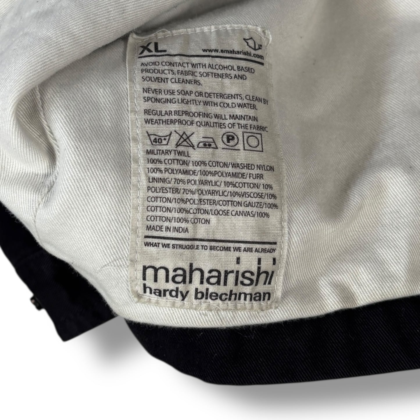 Maharishi 00’s Fishtail Fur Hood Parka Jacket Extra Large