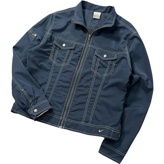 Nike 00’s Contrast Stitch Cropped Jacket S