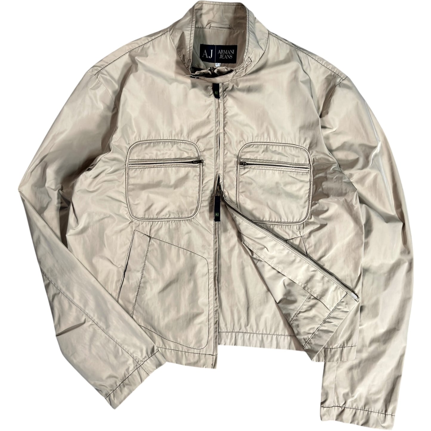 Armani Jeans 00’s Cropped Multipocket Jacket L