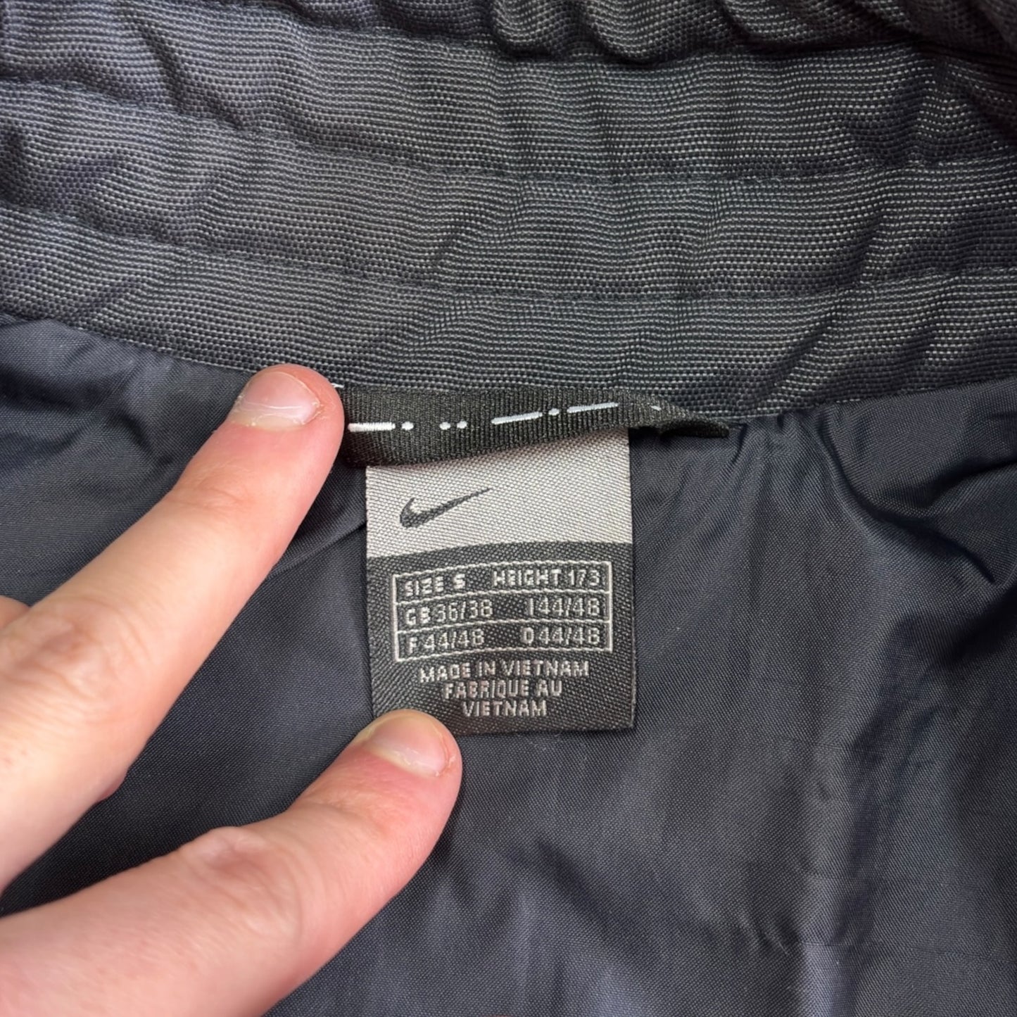 Nike Urban/ Morse Code 2001 Grey Vest Jacket S