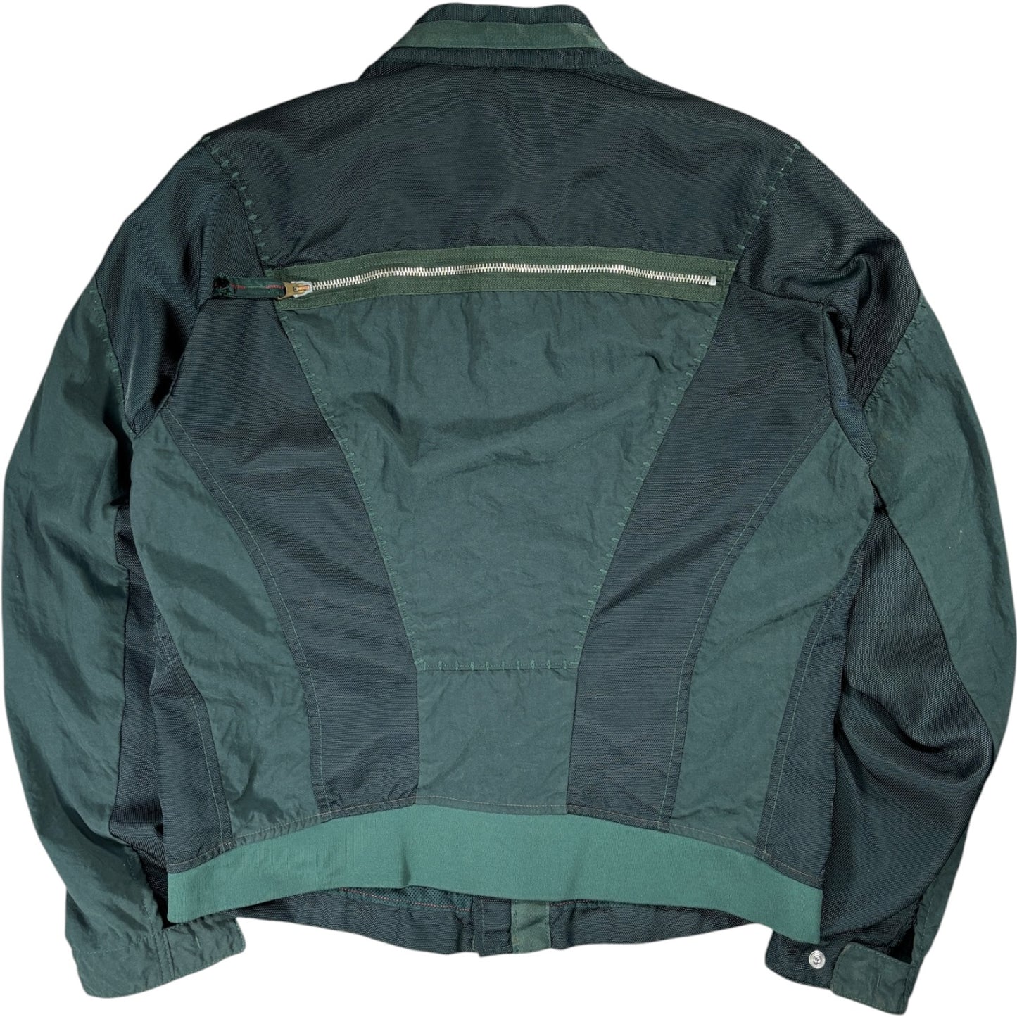 Marithe + François Girbaud Ultimate Zippers Deep Green Jacket L