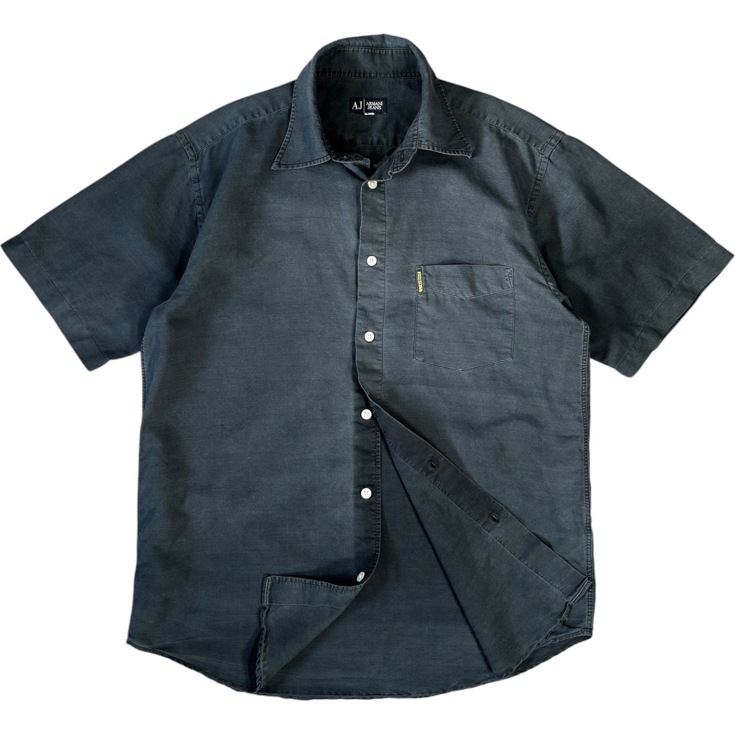 Armani Jeans 00's Faded Cotton Shirt XL