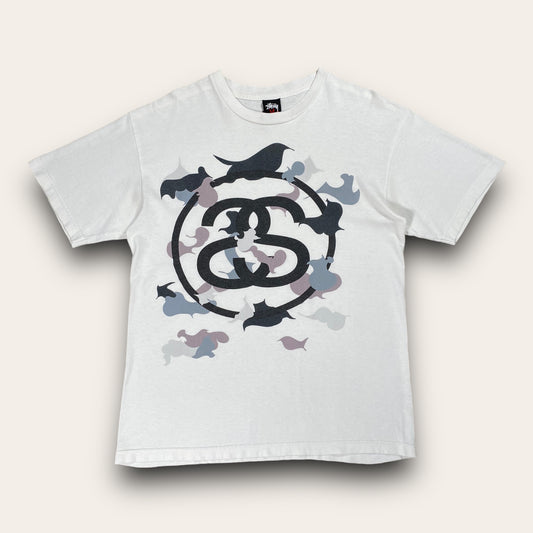 Stüssy 2000’s Snow Camo T Shirt M