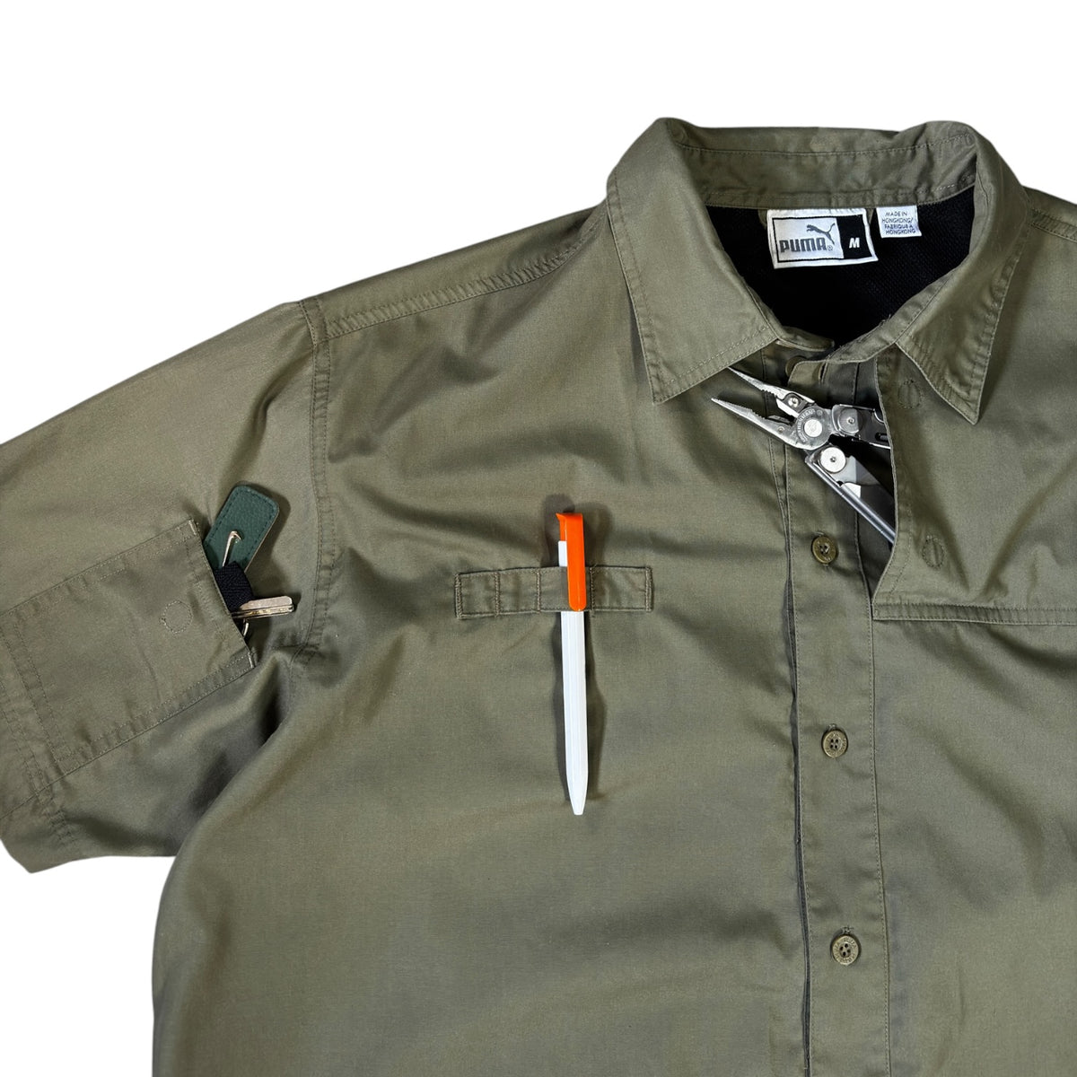 Puma 00's Short Sleeve Utility Shirt M