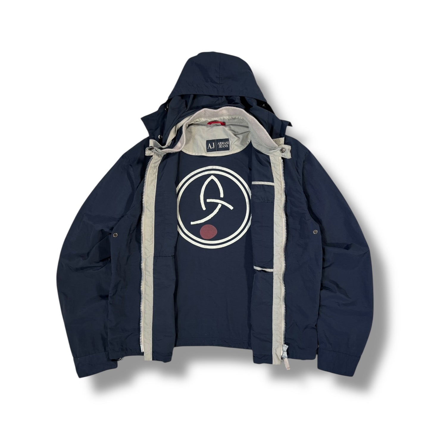 Armani Jeans 00’s Hooded Jacket Large