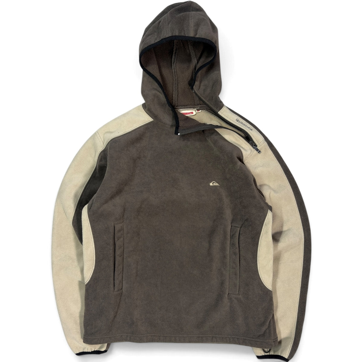 Quiksilver 00’s Hooded Shoulder Zip Fleece M