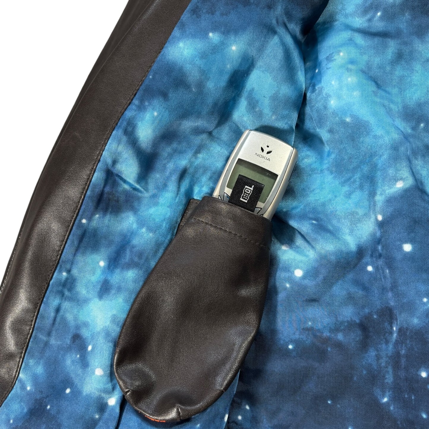 Hugo Boss Orange 00’s Faux Leather Panel Jacket M