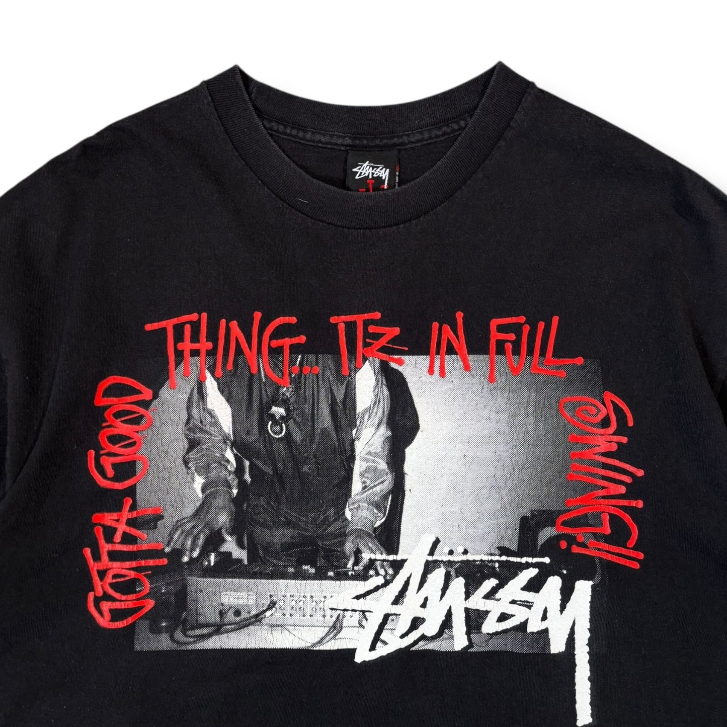 Stüssy 00’s “Full Swing” T Shirt Large