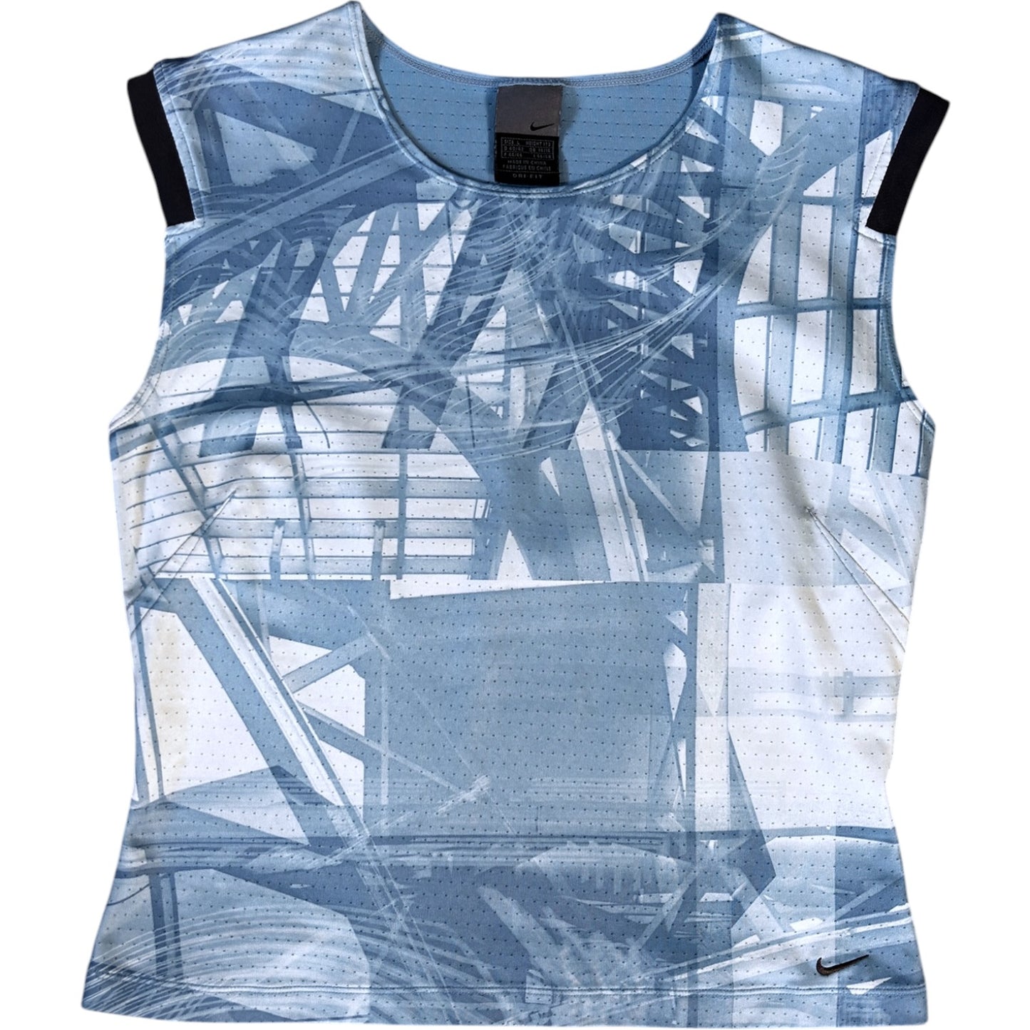 Nike 00’s Women’s Perforated Print Vest Size 10/12