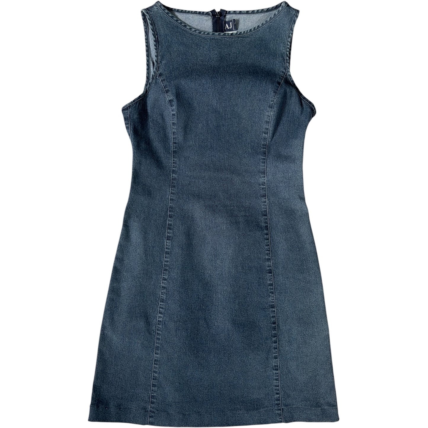 Armani Jeans 00’s Denim Sheath Dress Size 8/10