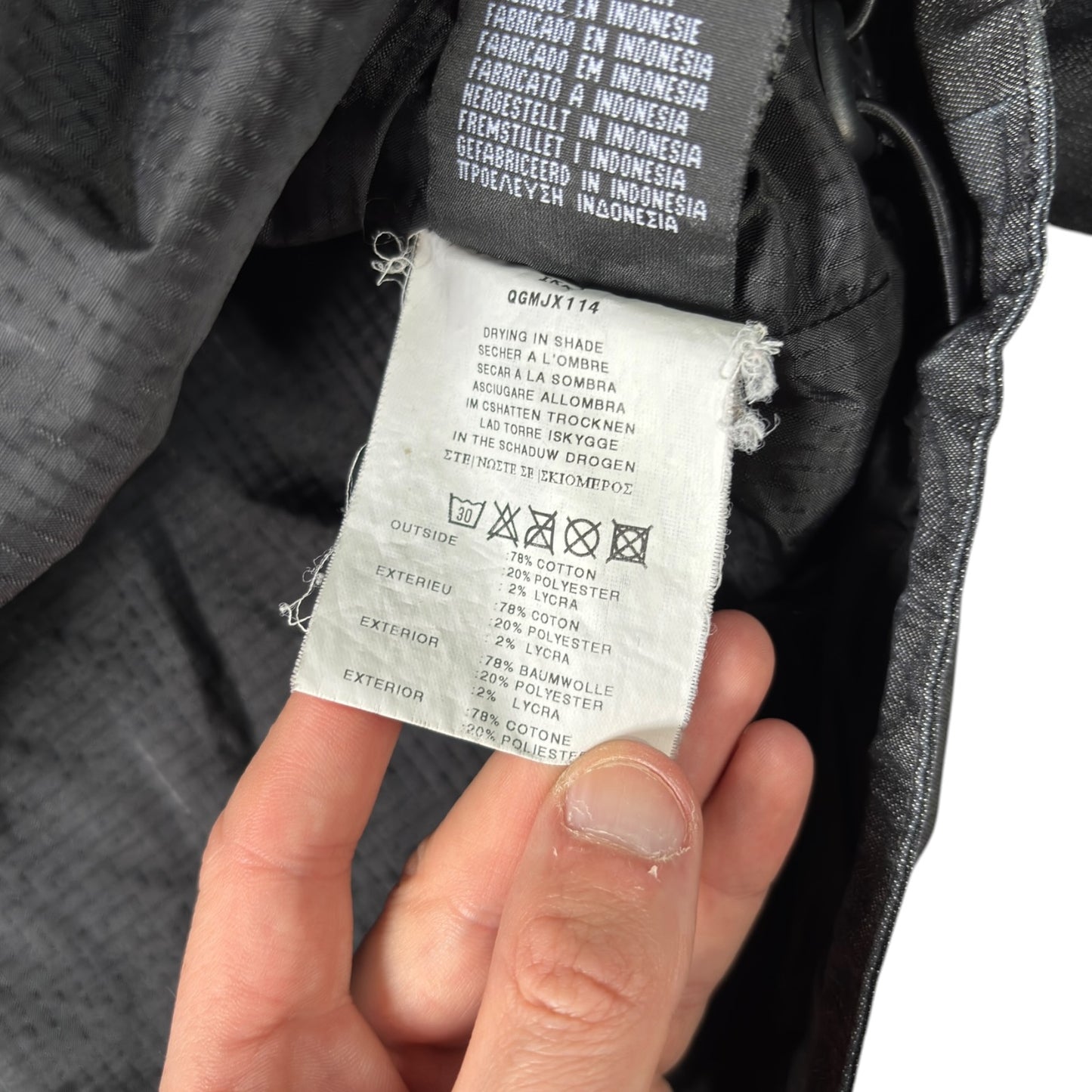 Quiksilver 00’s Quiktech “Spy Games” Cotton Half Zip Anorak Jacket M