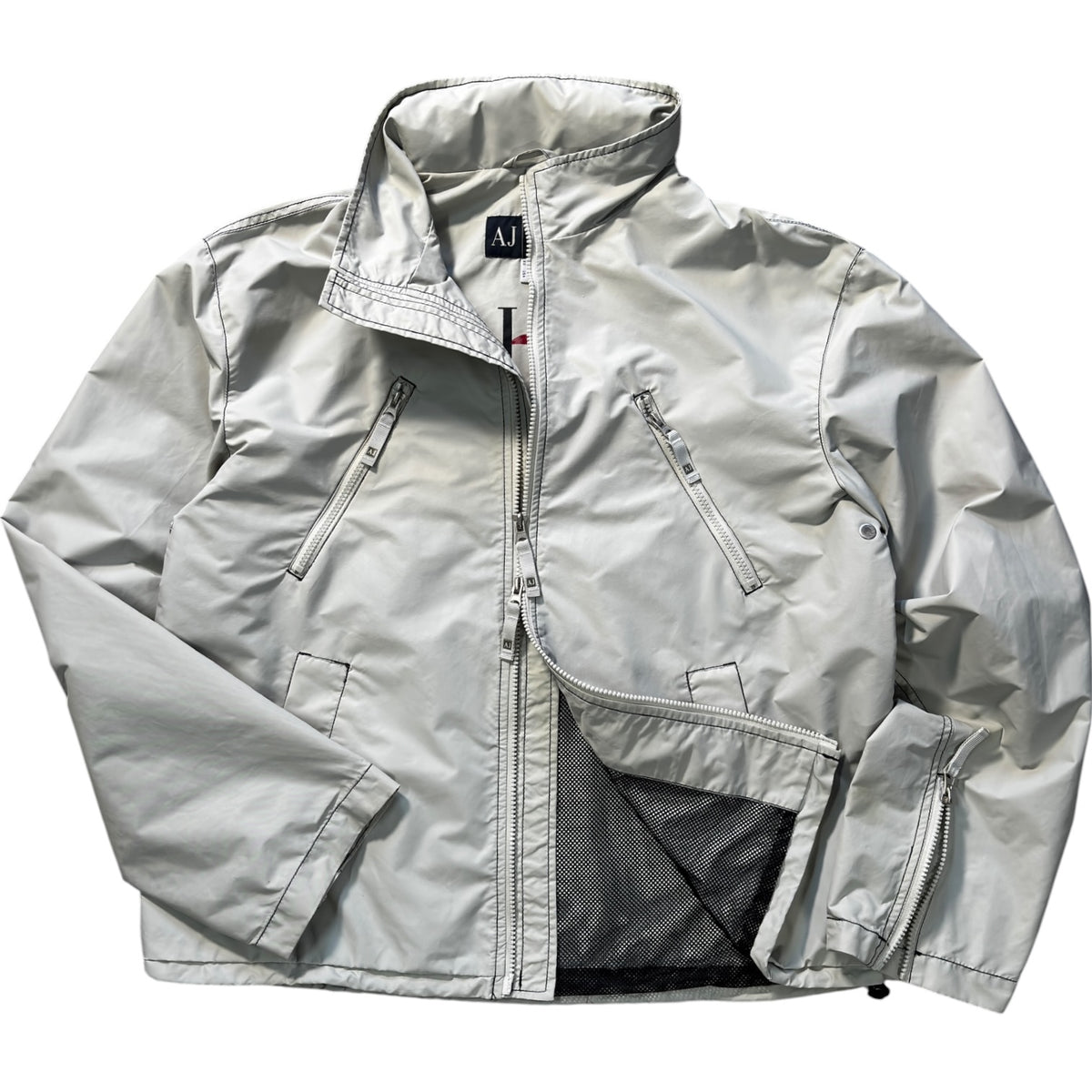 Armani Jeans 00’s Contrast Stitch Technical Jacket L