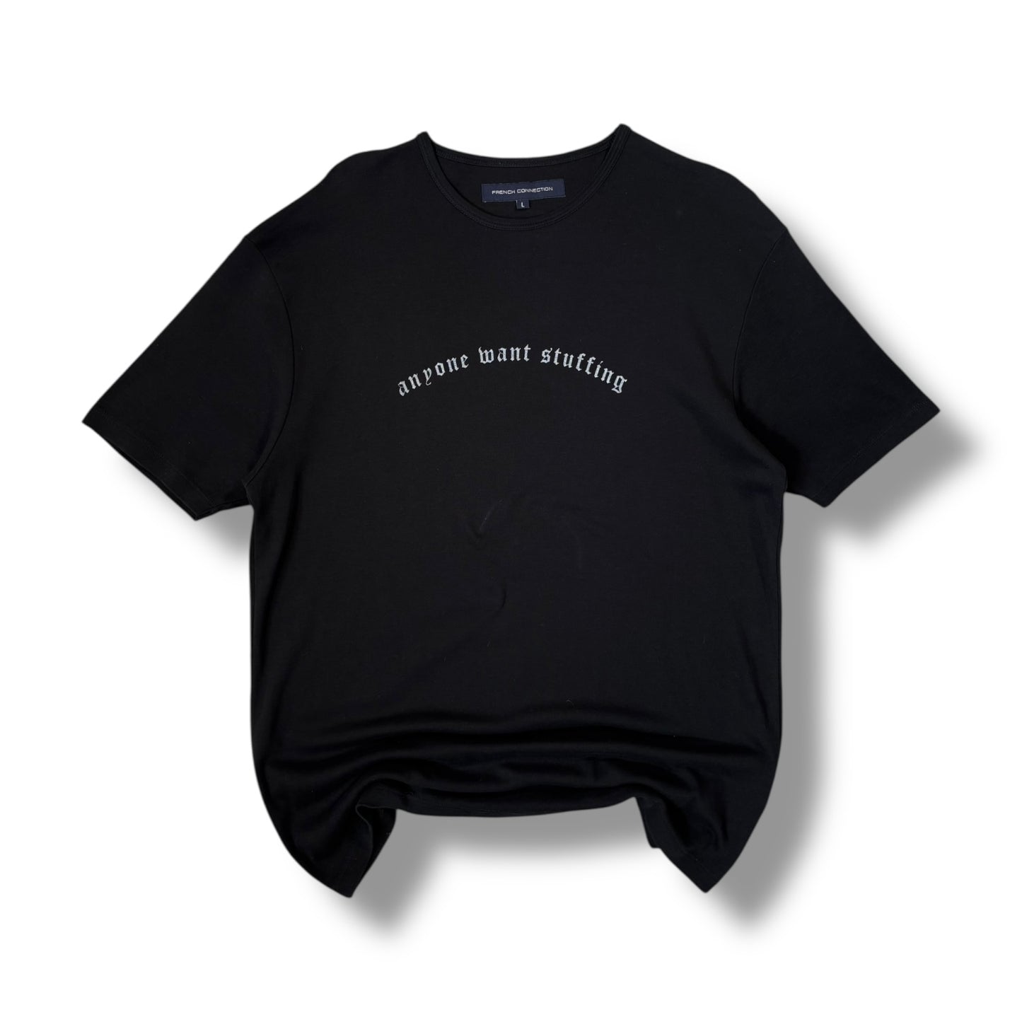 FCUK 00’s “Who Want’s Stuffing” T Shirt Large