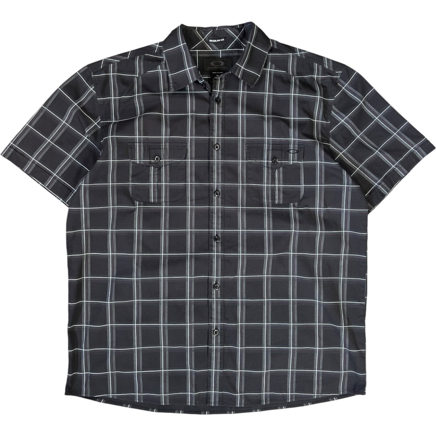 Oakley 2008 Checkered Short Sleeve Shirt XL