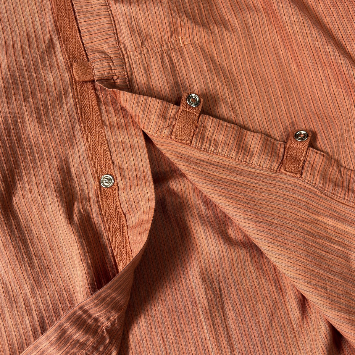 Marithé + François Girbaud Snap Front Utility Shirt L