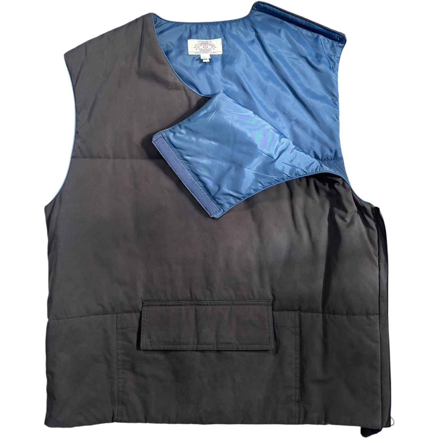 Armani Jeans 90’s Padded Utility Vest Jacket L