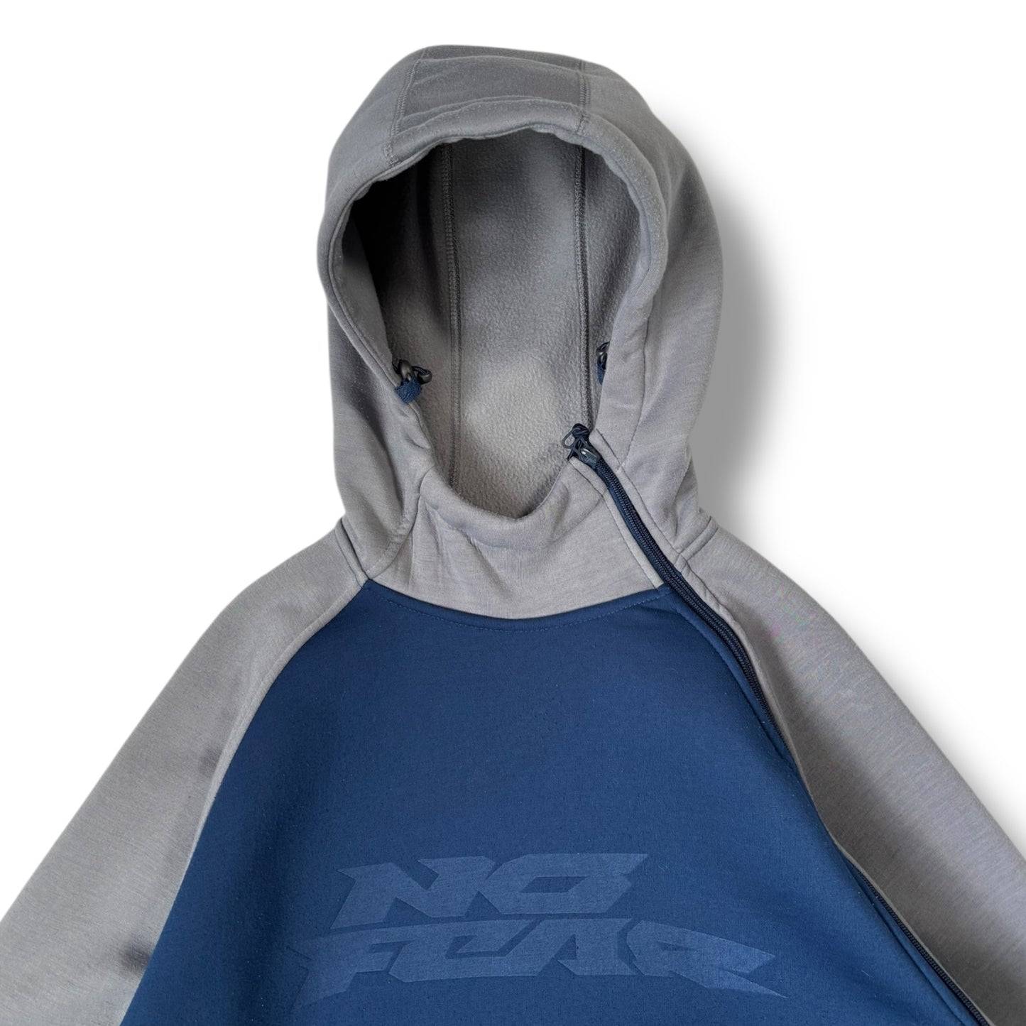 No Fear 00’s Asymmetrical Full Zipped Hoodie Large