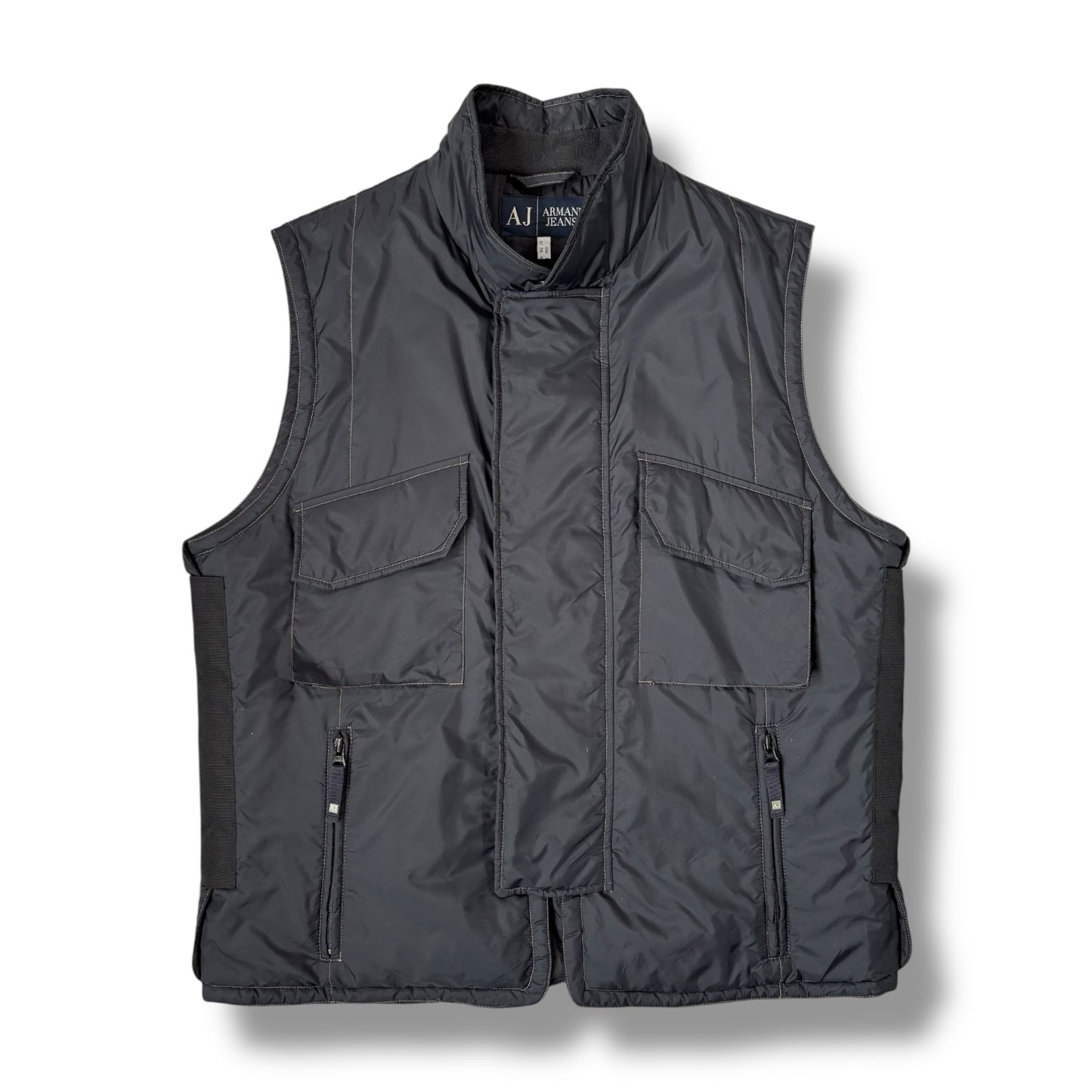 Armani Jeans 00’s Tactical Ballistic Vest Jacket Medium