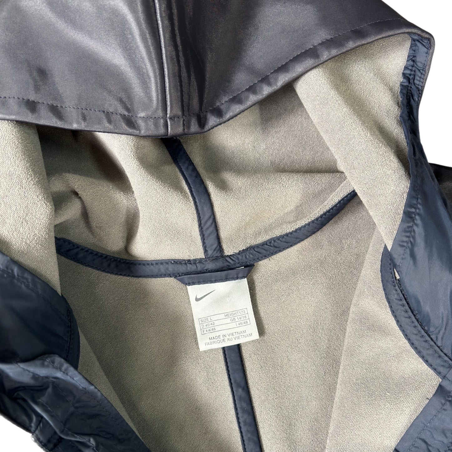 Nike 2001 Polyurethane Hooded Vest Jacket Size 14/16